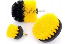 Čistící kartáče na vrtačku s výstupem: 1/4” šestihran, 3ks TAGRED