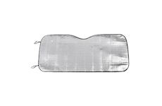 Clona na přední sklo stříbrná - 130x60 cm