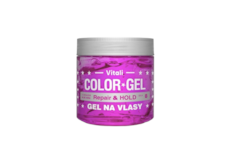Color gel na vlasy fialový Aloe Vera 390ml