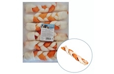 Copánek buvolí dvoubarevný JUKO Snacks 22,5 cm (6 ks)