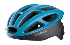 cyklo přilba s headsetem R1, SENA (modrá, vel. M)
