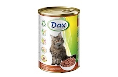 Dax Cat kousky játra, konzerva 415 g