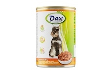 Dax Dog kousky drůbeží, konzerva 415 g