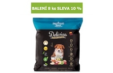 Delicias Dog Puppy Soft poloměkké krmivo 800 g (8 ks) SLEVA 10 %
