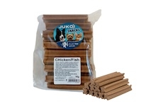 Dentální kříž Kuřecí/rybí JUKO Snacks 1 kg (cca 50 ks)