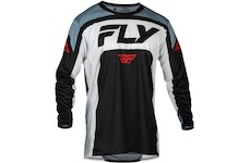 dres LITE, FLY RACING - USA 2024 (černá/bílá/šedá, vel. M)