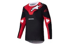 dres RACER VEIL, ALPINESTARS (černá/červená, vel. S)