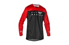 dres RADIUM, FLY RACING - USA (červená/černá/šedá, vel. XL)