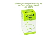 EMANOX PMX 50 ml !SK! přírodní doplněk k lepšímu zvládnutí parazitárních problémů
