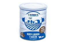 FARMKA Cat s lososem, konzerva 800 g