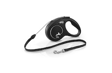 Flexi New Classic lanko M 5 m (20 kg) černá