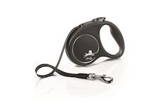 Flexi New Classic pásek M 5 m (25 kg) černá