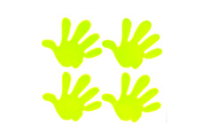 Fluorescenční samolepky sada HANDS AMIO-03942