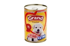 Grand Premium Dog Junior extra, konzerva 405 g