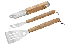 Grilovací nářadí WOOD sada 3ks