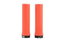 gripy DRIVER MTB LOCK-ON se šroubovacími objímkami, OXFORD (oranžová, délka 130 mm, 1 pár)