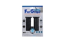 gripy Fat grips s větší vnějším průměrem, OXFORD (černá pryž, tvrdost pryže medium, na řidítka o průměru 22 mm, pár)