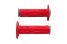 gripy Full Diamond (dvouvrstvé, extra měkké), RTECH (červeno-šedé, pár, délka 116 mm)