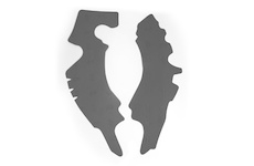 gumové protektory rámu Suzuki, VIBRAM (sada, šedá)