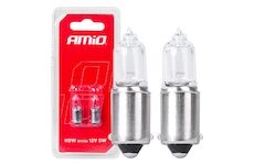 Halogenové žárovky H5W 12V 5W BAX9S white 2ks blister AMIO-03354
