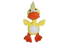 Hračka pes - plyšová kachna pískací 20 cm