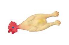 Hračka pes - slepice velká latex