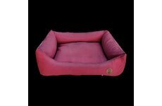 HUHUBAMBOO Pelíšek pro pejska CLASSIC, bordo velikost L