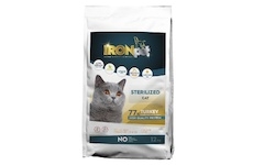 IRONpet Cat Sterilized Turkey (Krůta) 12 kg