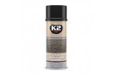 K2 Rychleschnoucí černá strukturální barva na plasty Bumper Spray, 400ml (černá)