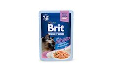 Kapsička Brit Premium Cat Delicate Fillets in Gravy with Salmon for Sterilised 85g