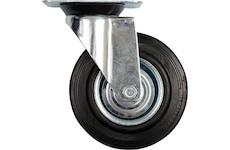 Kolečko otočné, gumové 150kg 200/46/235mm