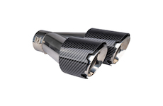 Koncovka tlumiče výfuku z nerezové oceli, uhlík AMIO-04069