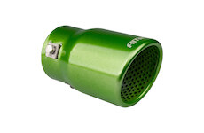 Koncovka výfuku z nerezové oceli zelená AMIO-04071