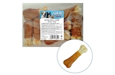 Kost buvolí s kuřecím masem JUKO Snacks 10 cm (10 ks)