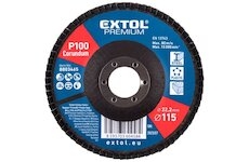 Kotouč lamelový šikmý korundový, 115mm, P100 EXTOL PREMIUM