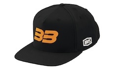 kšiltovka 100% - BB33 Snapback černá/oranžová (vel. UNI)
