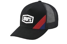 kšiltovka 100% - CORNESTONE X-Fit Trucker černá (vel. UNI)