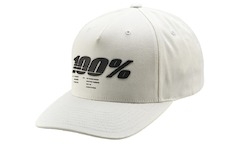 kšiltovka 100% - STAUNCH Snapback bíla (vel. UNI)