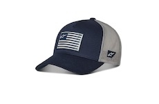 kšiltovka FLAG SNAP HAT, ALPINESTARS (modrá/šedá)