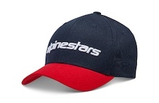 kšiltovka LINEAR, ALPINESTARS (červená/modrá/bílá, vel. L/XL)