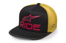 kšiltovka RIDE 4.0ER, ALPINESTARS (černá/žlutá/červená)