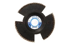 Lamelový kotouč šikmý 125 mm (pro Inox/ocel, ocel) hrubost P80, LUKAS (Německo)