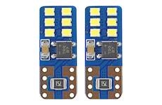 LED CANBUS 12SMD UltraBright 2016 T10e (W5W) White 12V / 24V