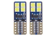 LED CANBUS 8SMD 2835 T10e (W5W) White 12V / 24V