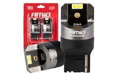 LED CANBUS PRO series 7440 W21W 4x3030 SMD White 12/24V CANBUS AMIO-03589