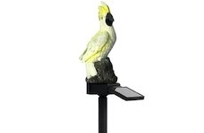 LED solární dekorativní zahradní osvětlení PAPOUŠEK KAKADU