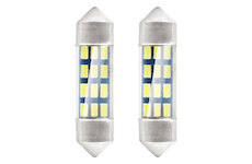 LED STANDARD 3014 12SMD Festoon C5W C10W C3W 36mm White 12V