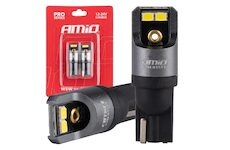 LED žárovky CANBUS PRO T10 W5W 4x2016 SMD bílé 12V 24V AMIO-03577