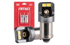 LED žárovky CANBUS PRO T4W BA9S 4x2016 SMD bílé 12V 24V AMIO-03579