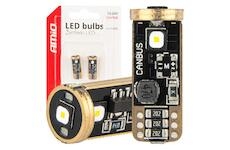 LED žárovky CANBUS T10 W5W 3SMD 3838 White 12V/24V AMiO-04246
